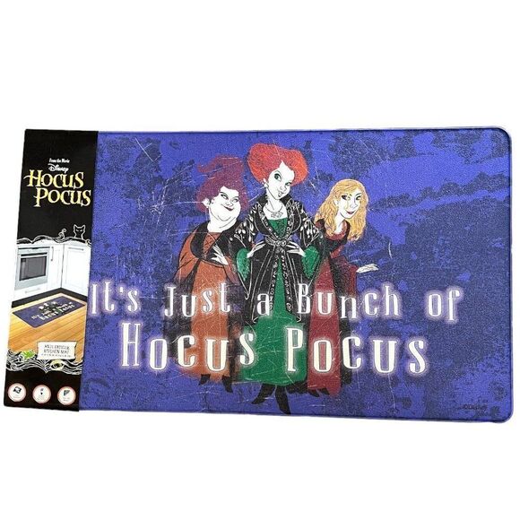 Disney Hocus Pocus Anti Fatigue Mat 18”X30”Halloween Trick Treat Sanderson Witch - Picture 6 of 6